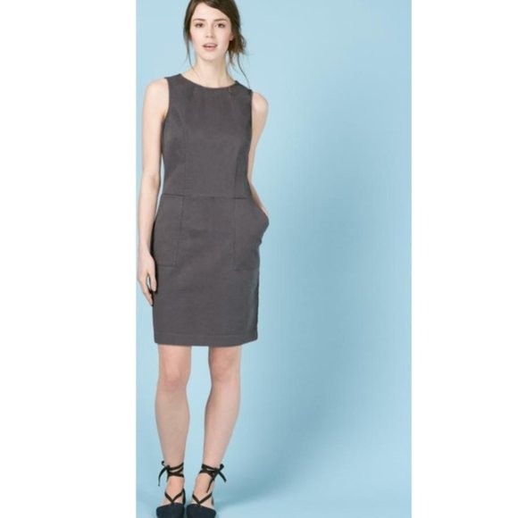 Boden Dresses & Skirts - Boden Chino Tunic Sleeveless Dress Gray Size 12